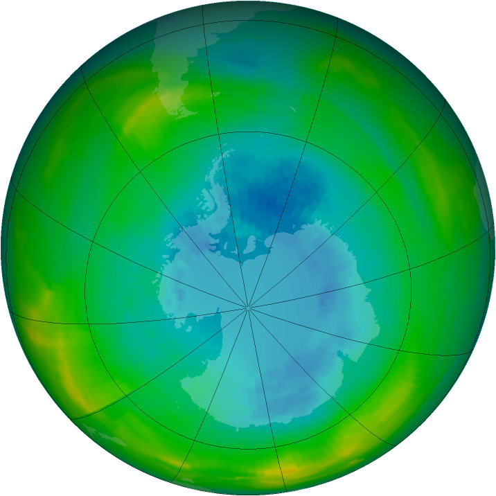 Ozone Map 1981-09-07